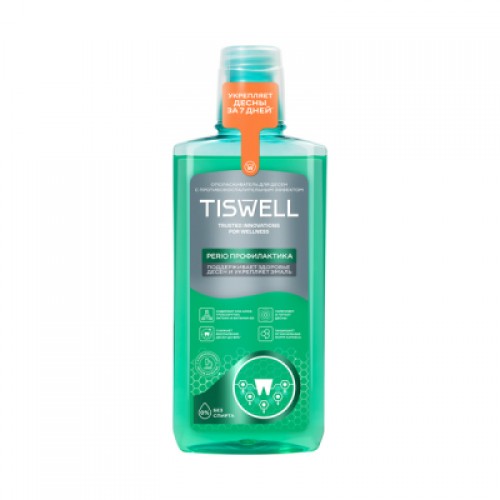 TISWELL Ополаскиватель для полости рта 500мл с троксерутином